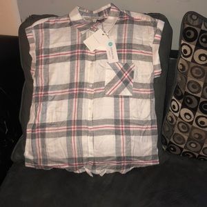 short sleeve flannel